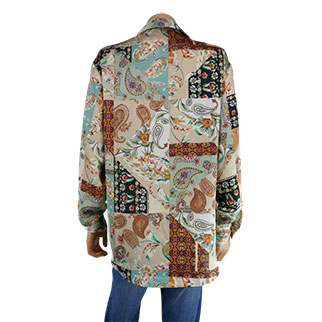 Chemisier multicolore imprimé - Femme - ZARA - Taille M Très bon état - Vue 2 - 